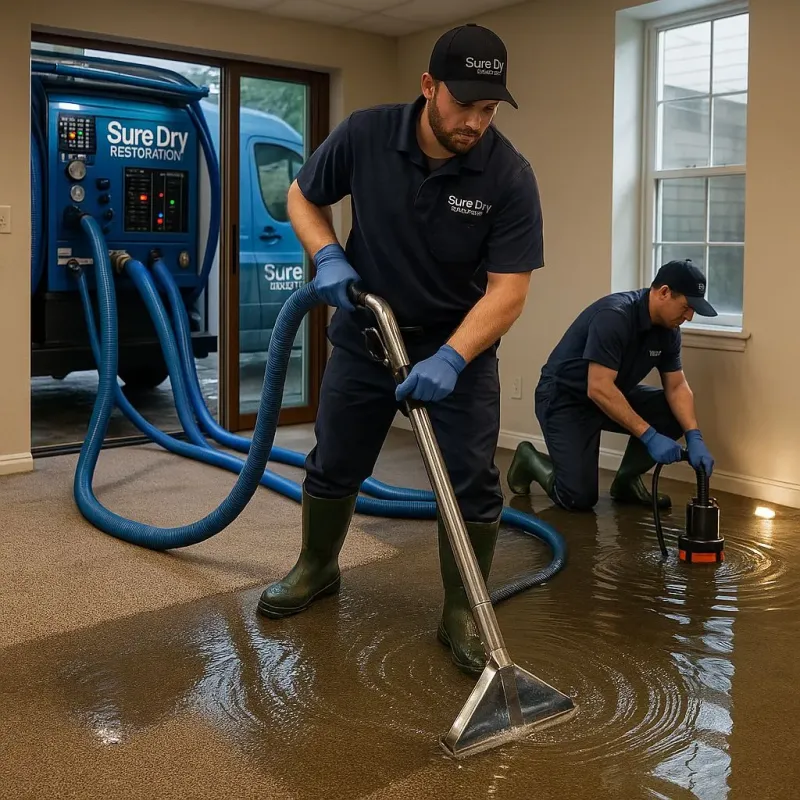 Water Extraction and Removal process in New Bloomfield, PA